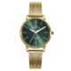 RELOJ MUJER DORADO ESFERA VERDE