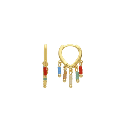 PENDIENTES ARO COLORES