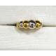 ANILLO ORO AMARILLO Y BLANCO