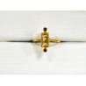 ANILLO CITRINO Y GRANATES NATURALES