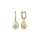 PENDIENTES DORADOS CARACOLA