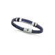 PULSERA HOMBRE CUERO AZUL