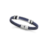 PULSERA HOMBRE CUERO AZUL