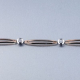 PULSERA ORO BLANCO Y BRILLANTES