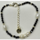 PULSERA BLANCA Y NEGRA