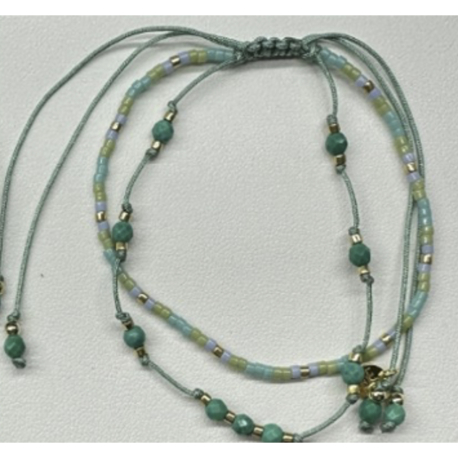 PULSERA CORDON VERDE 