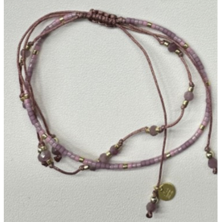PULSERA CORDON ROSA
