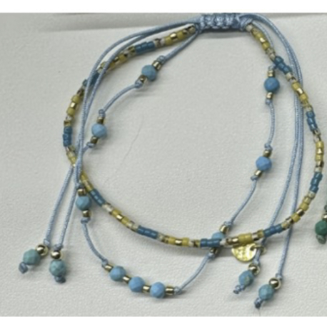 PULSERA CORDON AZUL