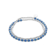 PULSERA PLATA Y PIEDRAS AZULES