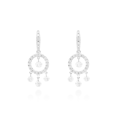 PENDIENTES ORO Y DIAMANTES