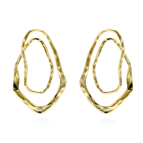 PENDIENTES DORADOS GUGGENHEIM