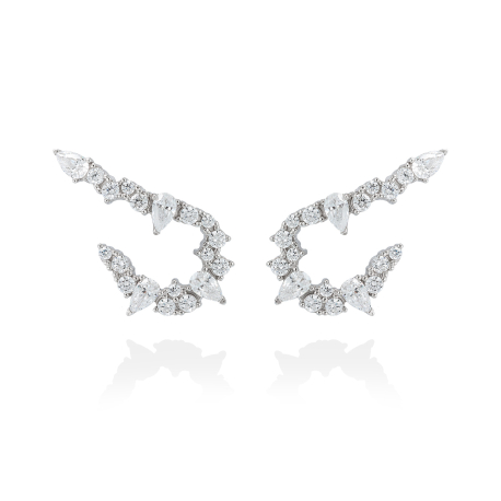 PENDIENTES PLATA Y CIRCONITAS