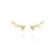 PENDIENTES TREPADORES DORADOS