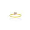 ANILLO ORO Y MORGANITA