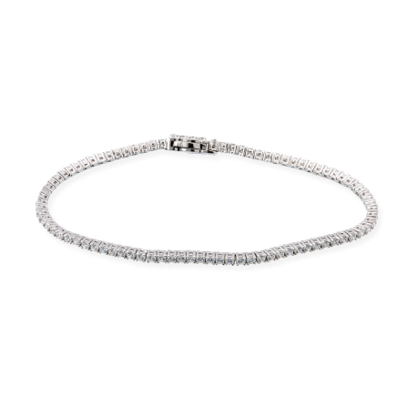 PULSERA PLATA CIRCONITAS RIVIERE