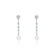 PENDIENTES PLATA CIRCONITAS Y PERLA