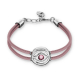 PULSERA CUERO ROSA