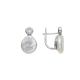 PENDIENTES PLATA Y PERLA