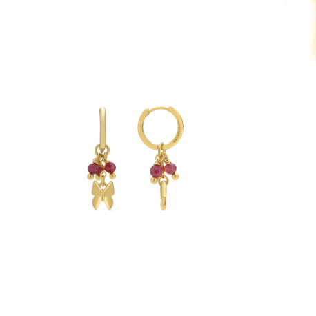 PENDIENTES ARO CON LAZO