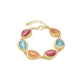 PULSERA DORADA COLORES