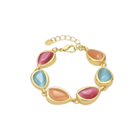 PULSERA DORADA COLORES