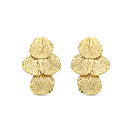 PENDIENTES GRANDES DORADOS