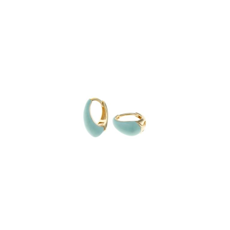 PENDIENTES ARO VERDE