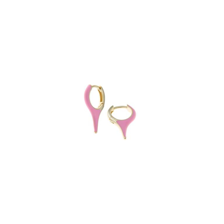 PENDIENTE ARO ROSA