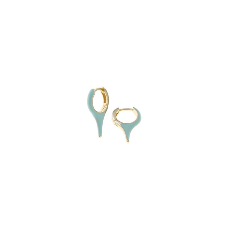 PENDIENTES ARO VERDE