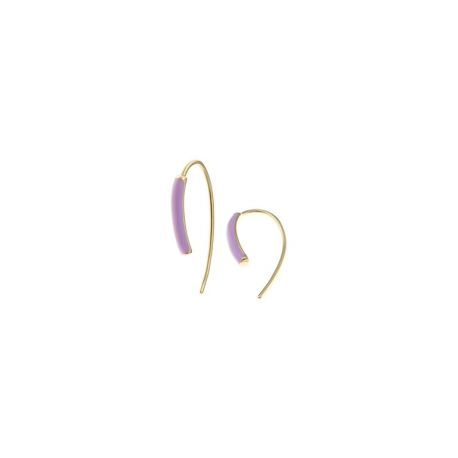 PENDIENTES BARRA LILA