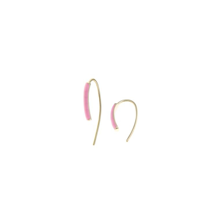 PENDIENTES BARRA ROSA
