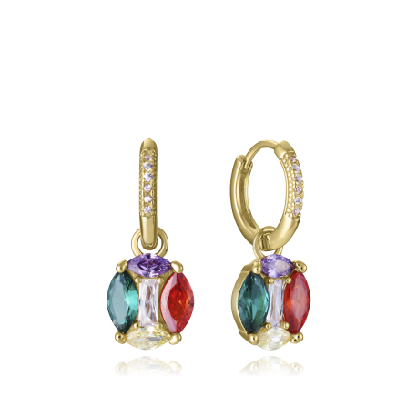 PENDIENTES CIRCONITAS COLORES