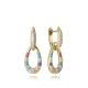 PENDIENTES DORADOS Y COLORES