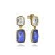 PENDIENTES BLANCO Y AZUL