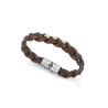 PULSERA CUERO MARRON