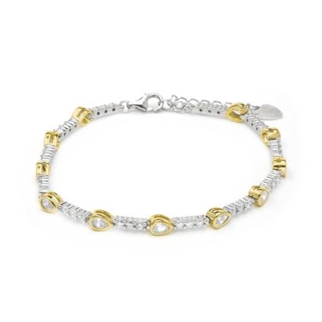 PULSERA PLATA Y DORADA