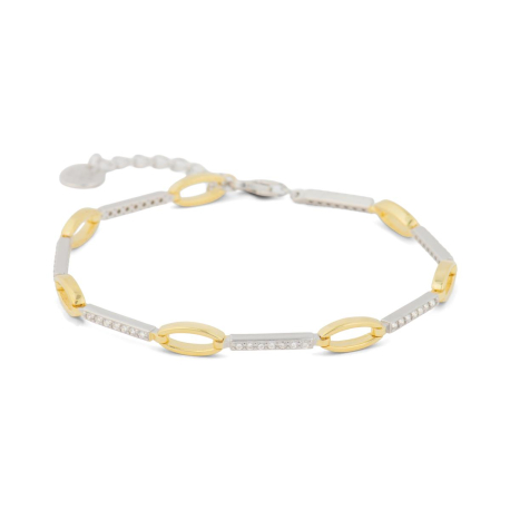 PULSERA PLATA Y DORADA