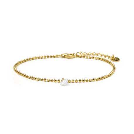 PULSERA DORADA Y CIRCONITA