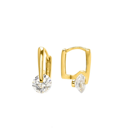 PENDIENTES DORADOS CIRCONITAS