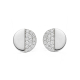 PENDIENTES CIRCULO PLATA