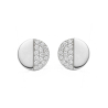 PENDIENTES CIRCULO PLATA