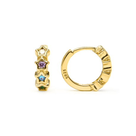 PENDIENTES ARO ESTRELLAS