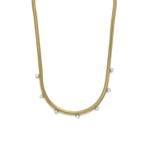 COLLAR DORADO CIRCONITAS