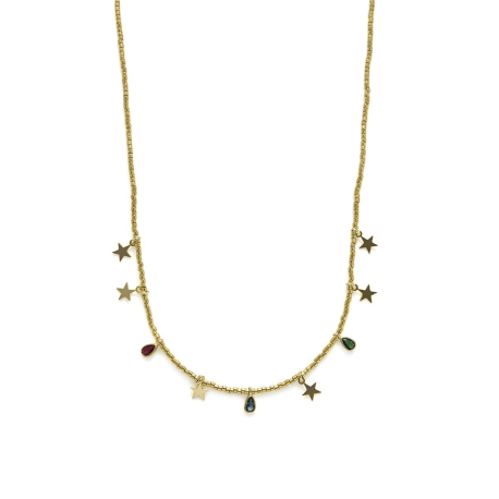 COLLAR DORADO ESTRELLAS
