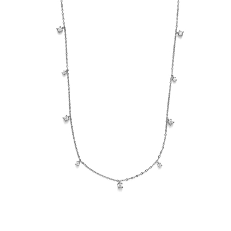 COLLAR PLATA Y CIRCONITAS