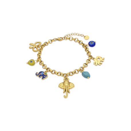 PULSERA DORADA SUERTE