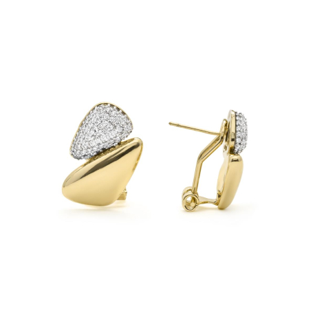 PENDIENTES DORADOS CON CIRCONITAS