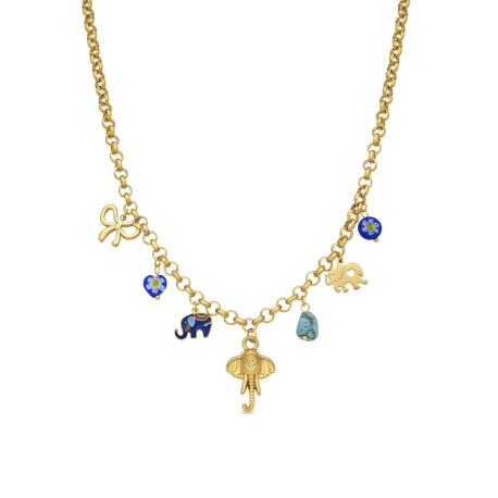 COLLAR ELEFANTE DORADOS