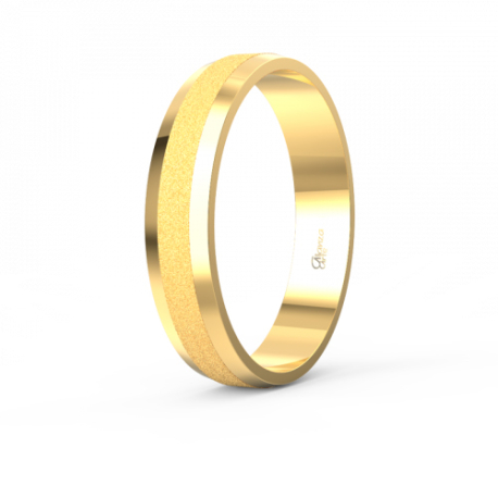 ALIANZA ORO LISA DIAMANTADA