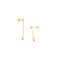 PENDIENTES DORADOS PERLAS